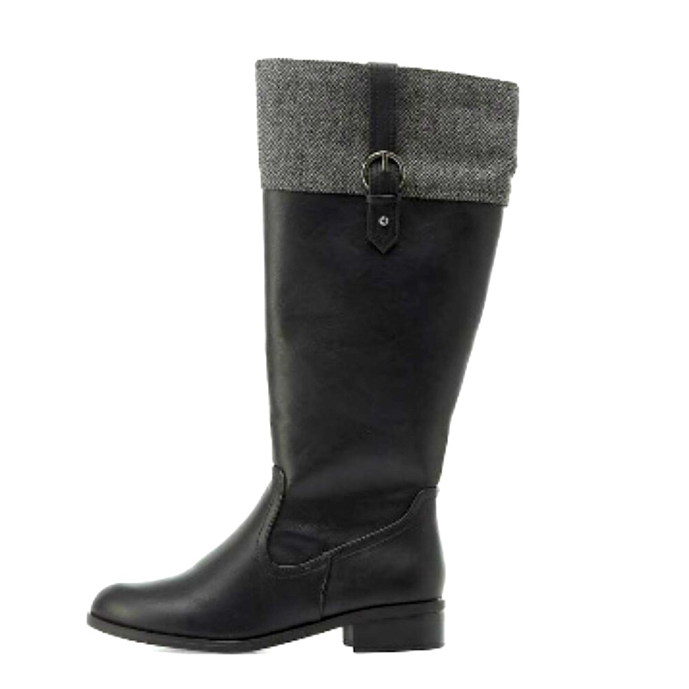 NEW American Eagle Wool Trim Buckle Riding Boots - Picture 9 of 10